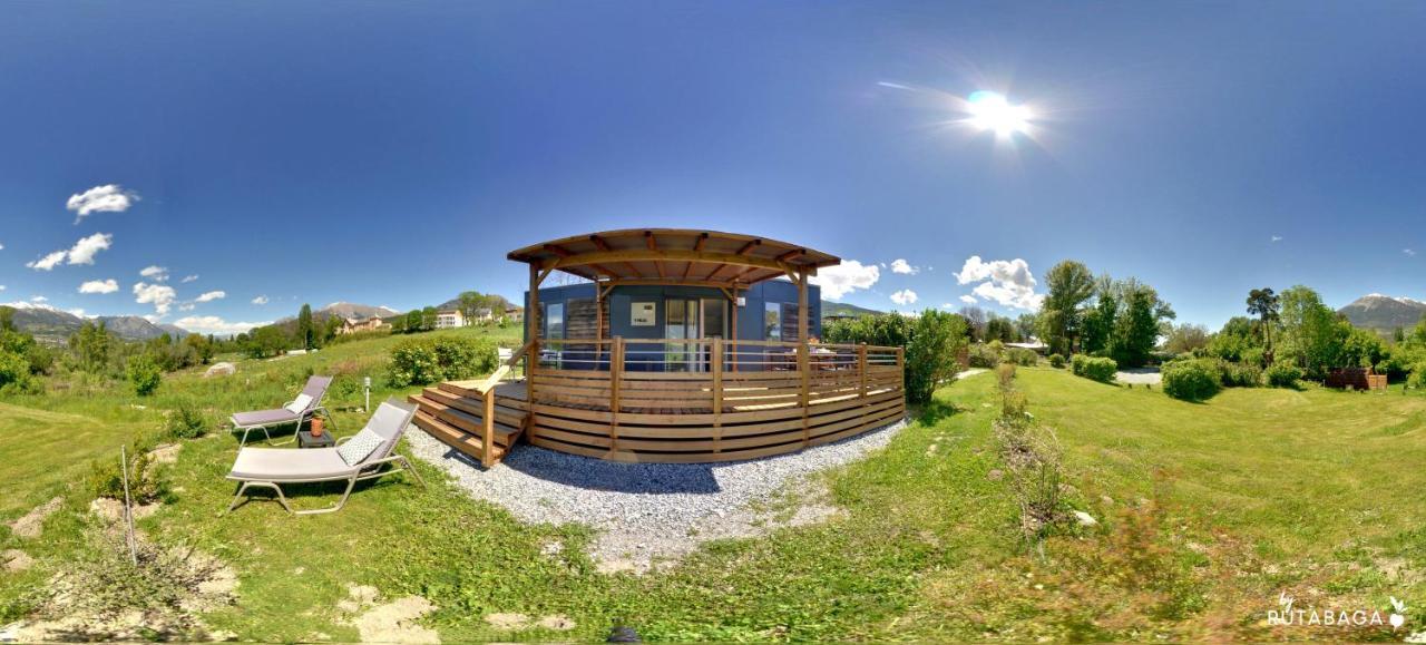 Camping-Hotel De Plein Air Les 2 Bois Baratier Bagian luar foto